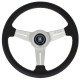 steering wheels Nardi Classic ND33 Steering Wheel, leather, 40mm Dish, satin spokes | races-shop.com