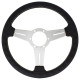 steering wheels Nardi Classic ND33 Steering Wheel, leather, 40mm Dish, satin spokes | races-shop.com