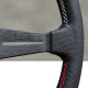 steering wheels 3 spoke steering wheel Nardi Deep Corn, 330mm, leather, 3-sector Italia stitching, 50mm offset, black | races-shop.com