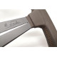 steering wheels 3 spoke steering wheel Nardi Deep Corn, 350mm, leather, 75mm offset, brown/grey | races-shop.com
