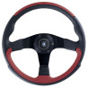 Nardi Leader Steering Wheel, Red Leather, 350mm