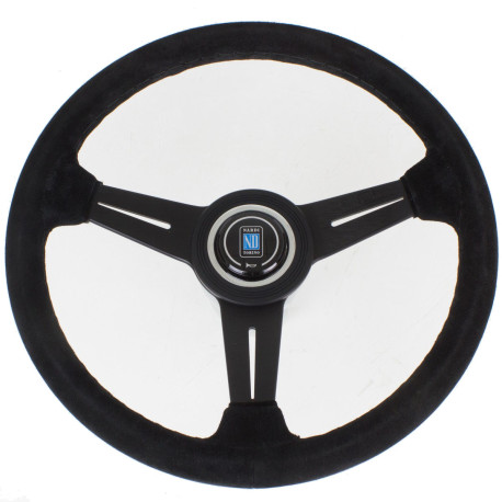 steering wheels 3 spoke steering wheel Nardi Classic ND34, 340mm, suede, 40mm offset, black | races-shop.com