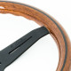 steering wheels 3 spoke steering wheel Nardi Classic ND34, 340mm, wood, 25mm offset, brown/black | races-shop.com