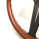 steering wheels 3 spoke steering wheel Nardi Classic ND36, 360mm, wood, 25mm offset, brown/black | races-shop.com
