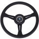 steering wheels 3 spoke steering wheel Nardi Classic ND36, 360mm, leather, 25mm offset, black | races-shop.com