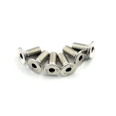 steering wheels Pack of 6 Nardi Stainless Steel Countersunk Head Screws | races-shop.com