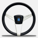 steering wheels Nardi Novantesimo 90th Anniversary Steering Wheel, leather, 355mm, Black Center Pad | races-shop.com