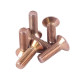NRG steering wheel screw kit (flat head), rose
