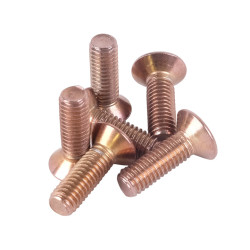 NRG steering wheel screw kit (flat head), rose