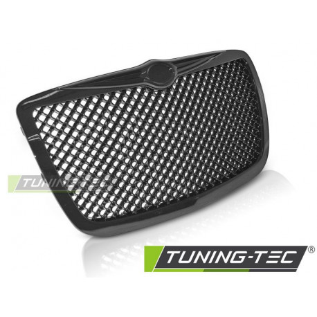 Body kit and visual accessories GRILL BENTLEY STYLE GLOSSY BLACK for CHRYSLER 300 C 04-11 DAMAGED | races-shop.com