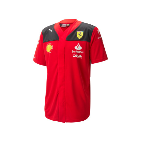 T-shirts FERRARI Puma Baseball mens shirt, red | races-shop.com