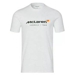 McLaren F1 Mens Core Essentials Logo T-Shirt, white
