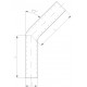 Aluminium elbow 45° Aluminium pipe - elbow 45°, 22mm (0,86") | races-shop.com