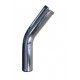 Aluminium pipe - elbow 45°, 67mm (2,64