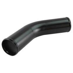 Aluminium pipe - elbow 45°, 12mm (0,47"), black mat