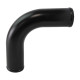 Aluminium elbow 90° Aluminium pipe - elbow 90°, 57mm (2,25"), black mat | races-shop.com