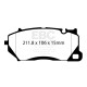 EBC brakes Front Pads EBC Yellowstuff Street + Track DP42492R | races-shop.com