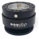 Universal quick release steering wheel hubs OBP Motorsport steering wheel quick release hub, black | races-shop.com