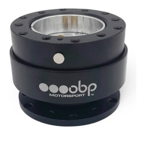 Universal quick release steering wheel hubs OBP Motorsport steering wheel quick release hub, black | races-shop.com