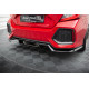 Body kit and visual accessories Rear Splitter (with vertical bars) Honda Civic SI Mk10 | races-shop.com