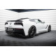 Body kit and visual accessories MAXTON DESIGN rear splitter + rear side splitters for Chevrolet Corvette C7 (with vertical bars), glossy black | races-shop.com