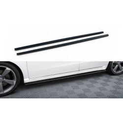 MAXTON DESIGN side skirts diffusers for Volkswagen Passat B7, glossy black