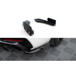 Rear Side Splitters V5 + Flaps BMW 1 M-Pack / M140i F20 Facelift