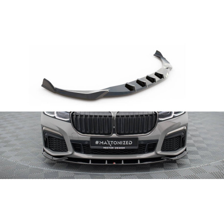 Body kit and visual accessories Front Splitter V5 BMW 7 G11 M-Pack Facelift | races-shop.com