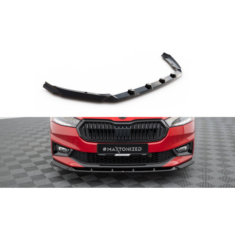 Body kit and visual accessories Front Splitter Skoda Fabia Mk4 | races-shop.com
