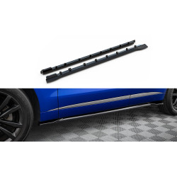 MAXTON DESIGN side skirts diffusers for Jaguar F-Pace R-Sport Mk1, glossy black