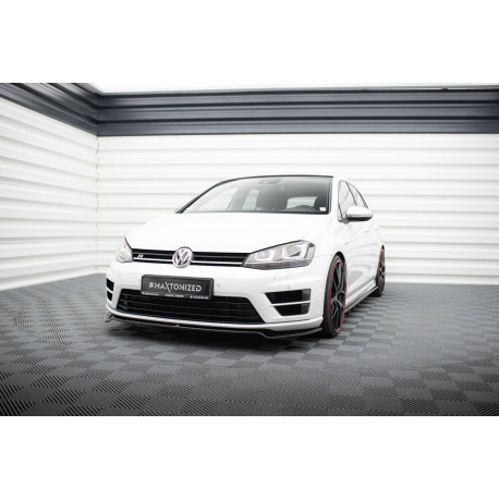 Body kit and visual accessories MAXTON DESIGN set of splitters for Volkswagen Golf R Hatchback Mk7 | races-shop.com
