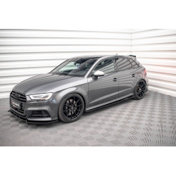 Set of Splitters Audi S3 Sportback 8V Facelift