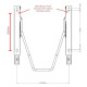 Seat mounts sorted by car manufacturer BMW E36/E46 seat bracket | races-shop.com