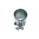 Exhaust clamps Pipe connector 70x125mm | races-shop.com