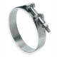 Hose clamps and sleeves Hose "T" clamp - stainless steel (SS304), different diameters | races-shop.com