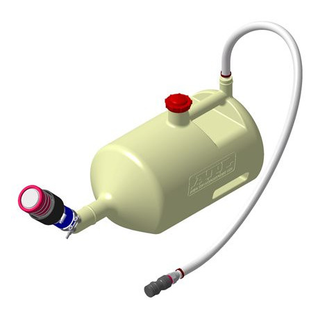 Refuelling containers ATL 2" Probe 135° Neck with AN12 Staubli Vent Refuelling Bottle Assembly | races-shop.com