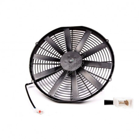 Outlet Universal electric fan SPAL 350mm - suction, 12V DAMAGED | races-shop.com