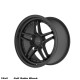 ALU disky STROM STROM DS-05 wheel 18x9 5x120 72.6 ET30, Full Satin Black w/ Black Rivets | races-shop.com