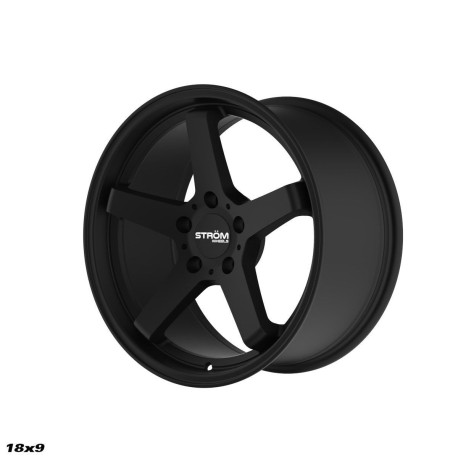 ALU disky STROM STROM DS-35 wheel 18x9 5x100 73.1 ET35, Full Satin Black | races-shop.com