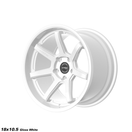 ALU disky STROM STROM DS-15 wheel 18x10.5 5x120 72.6 ET8, Full Gloss White | races-shop.com