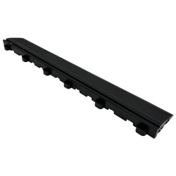 RACES Modular Floor - Tile Edge (Female Loops), Black