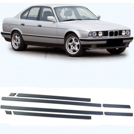 Body kit and visual accessories Door moldings bumper moldings trim set 8 pieces suitable for BMW 5 series E34 88-96 INCOMPLETE | races-shop.com