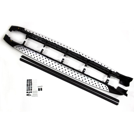 Side steps and rails Side steps for MERCEDES BENZ GLC X253 / COUPE 2015-2022 | races-shop.com