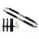 Side steps and rails Stainless steel side frames for FORD Ranger 2006-2013 | races-shop.com