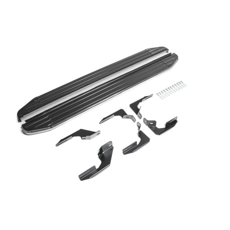 Side steps and rails RIVAL Side steps Premium for Ford Ranger 2012-up | races-shop.com