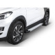 Side steps and rails RIVAL Side steps Basic for Mitsubishi Pajero 2007-2015 | races-shop.com