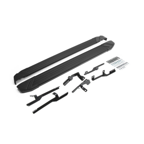 Side steps and rails RIVAL Side steps Basic Black for Skoda Kodiaq 2017 -up | races-shop.com