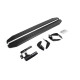 Side steps and rails RIVAL Side steps Premium Black for Nissan Navara D40 4D 2005 -2015 | races-shop.com