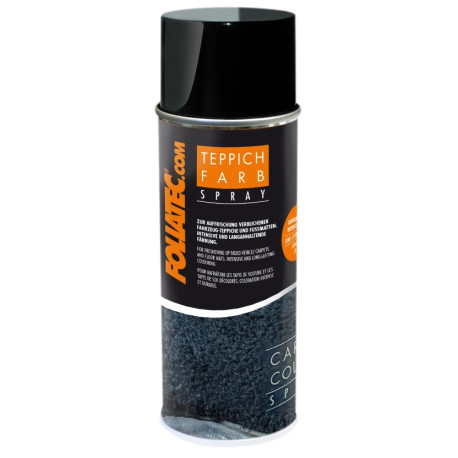Spray paint and wraps Foliatec carpet colour spray, 400ml, black | races-shop.com