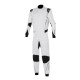 FIA racing suit ALPINESTARS Hypertech V3, white/black/silver